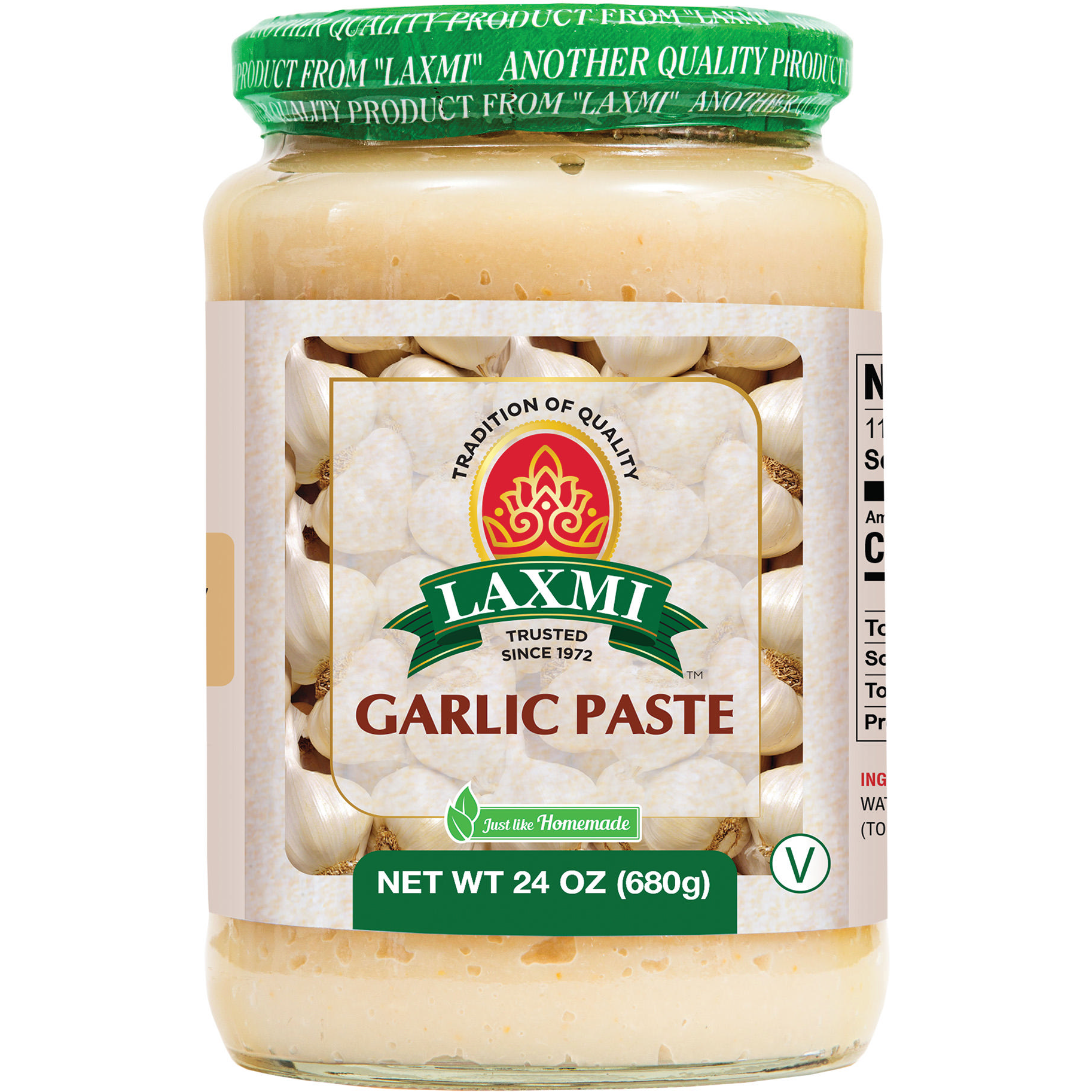 Laxmi Garlic Paste - 24 Oz (680 Gm)