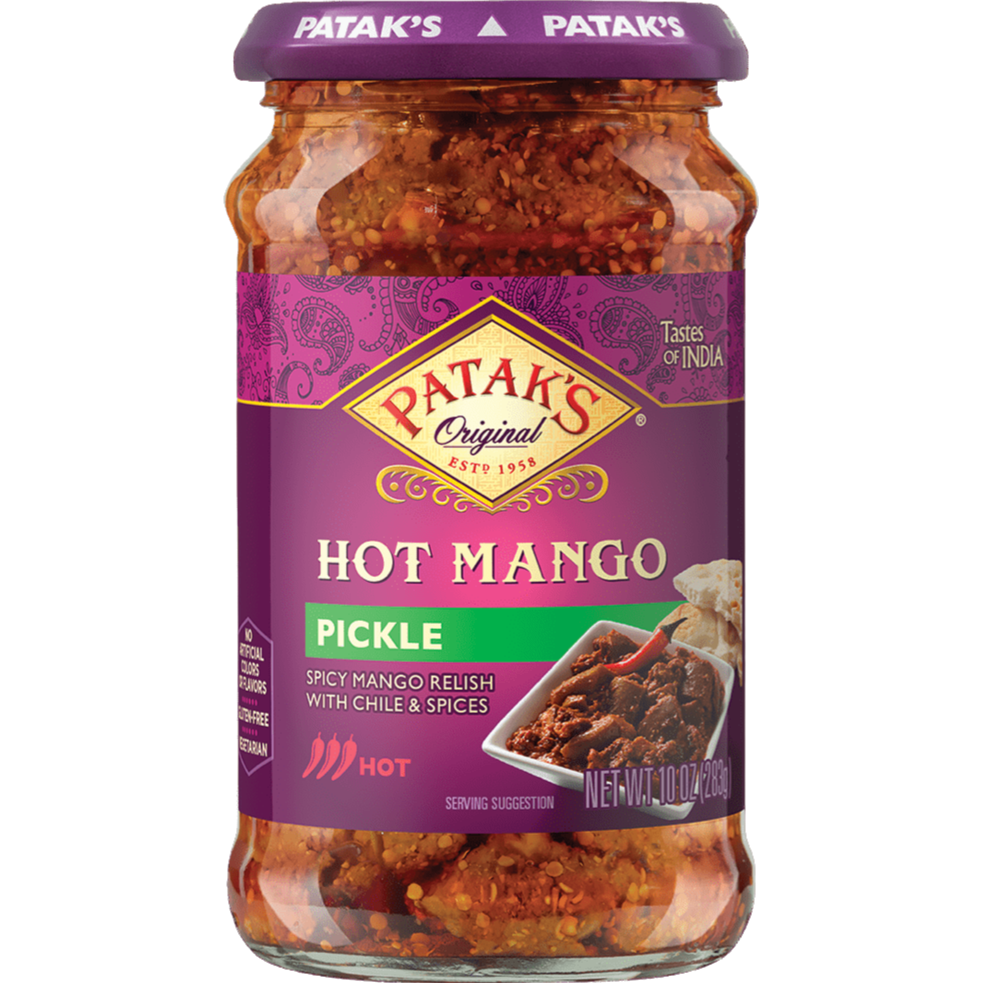 Patak's Mango Pickle Hot - 10 Oz (283 Gm)