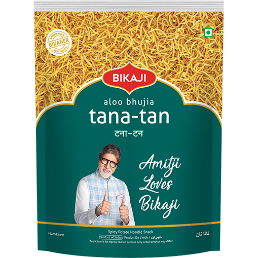 Bikaji Aloo Bhujia Tana Tan - 400 Gm (14.1 Oz)