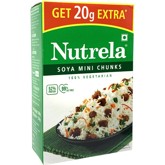 Nutrela Soya Mini Chunks - 220 Gm (9.2 Oz)