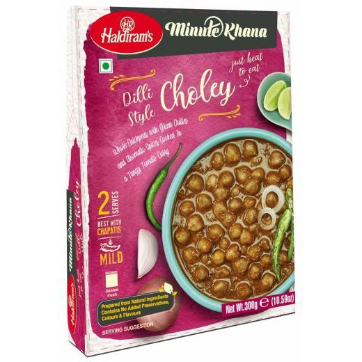 Haldiram's Ready To Eat Dilli Style Choley - 300 Gm (10.59 Oz)