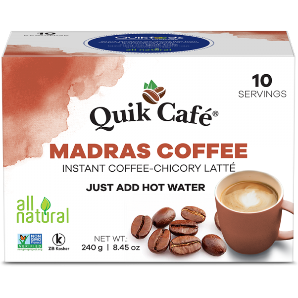 Quik Cafe Madras Coffee - 240 Gm (8.5 Oz)