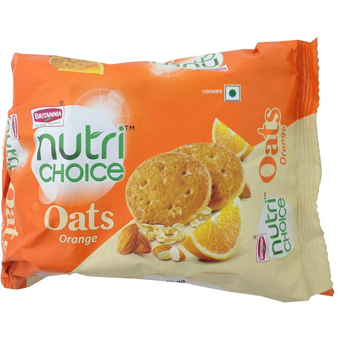 Britannia Oats Orange Cookies - 450 Gm (15.87 Oz)