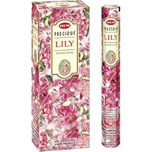 HEM Precious Lily Agarbatti Incense Sticks - 120 Pc