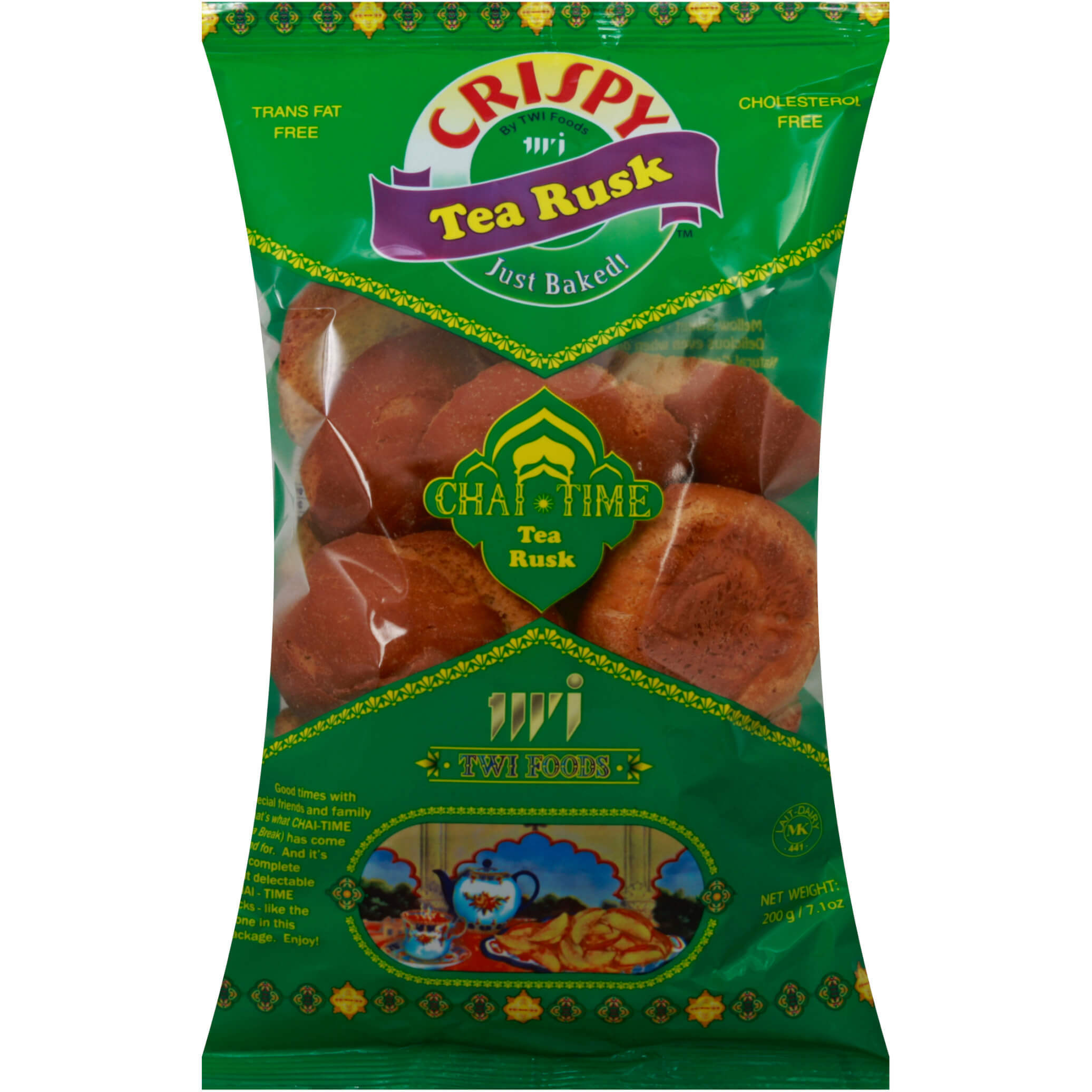 Crispy Tea Rusk Round - 200 Gm (7.1 Oz)