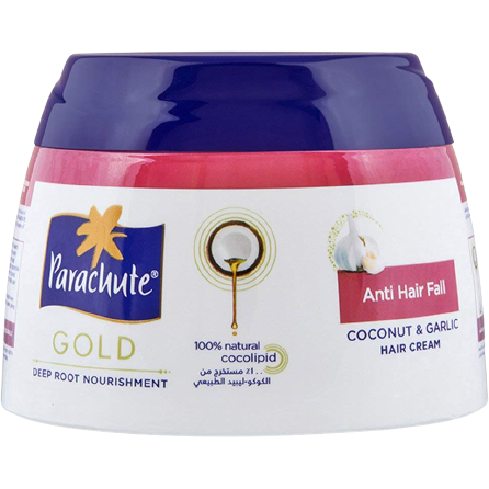 Parachute Gold Anti Hair Fall Coconut & Garlic Hair Cream - 140 Ml (4.73 Fl Oz)