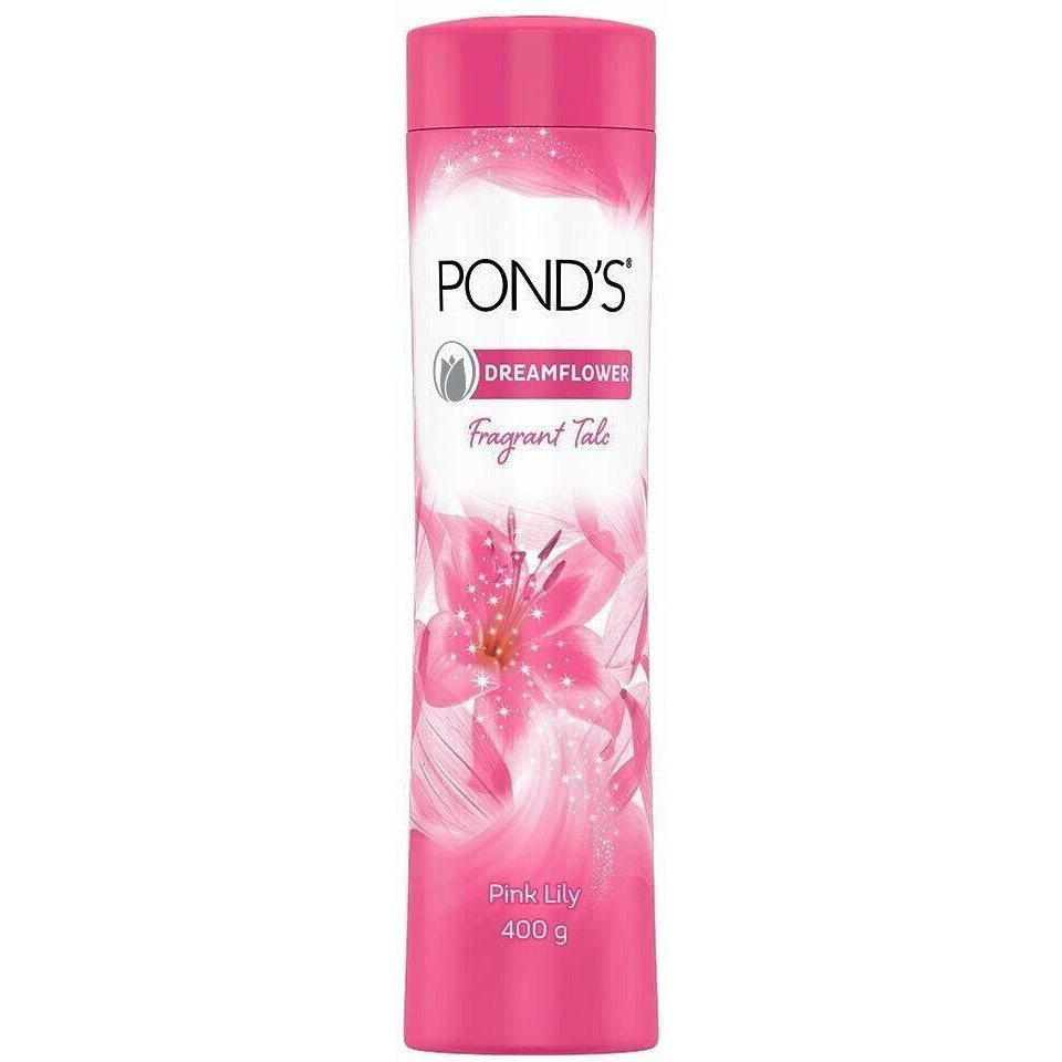 Pond's Dreamfloer Pink Lily Fragrant Talcum Poder - 100 gm (3.5 Oz)