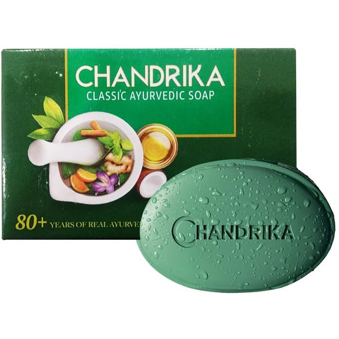 Chandrika Classic Ayurvedic Soap 3+1 - 500 Gm (17.64 Oz)