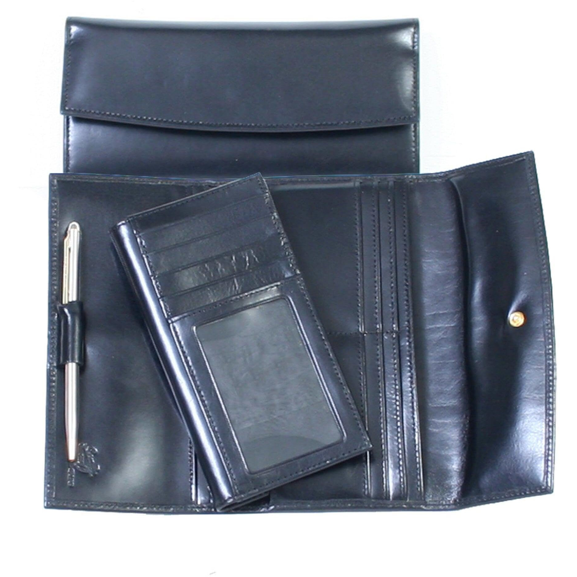 Scully 716-06 Unisex Ladies Leather Wallet Clutch, Black - 24