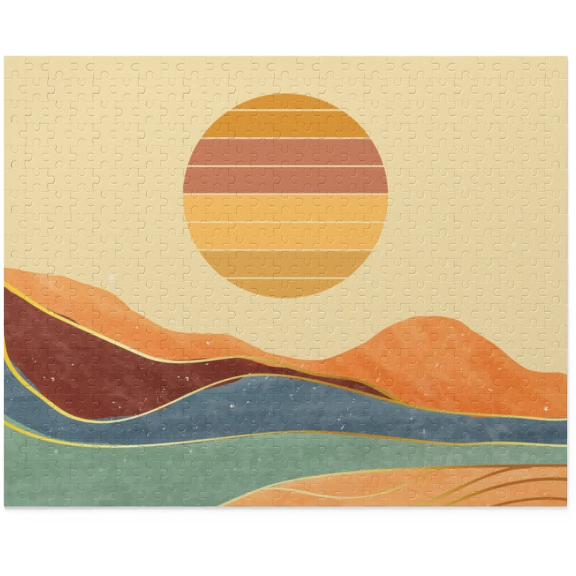 Onetify Desert Landscape Art Jigsa Puzzle 500-Piece