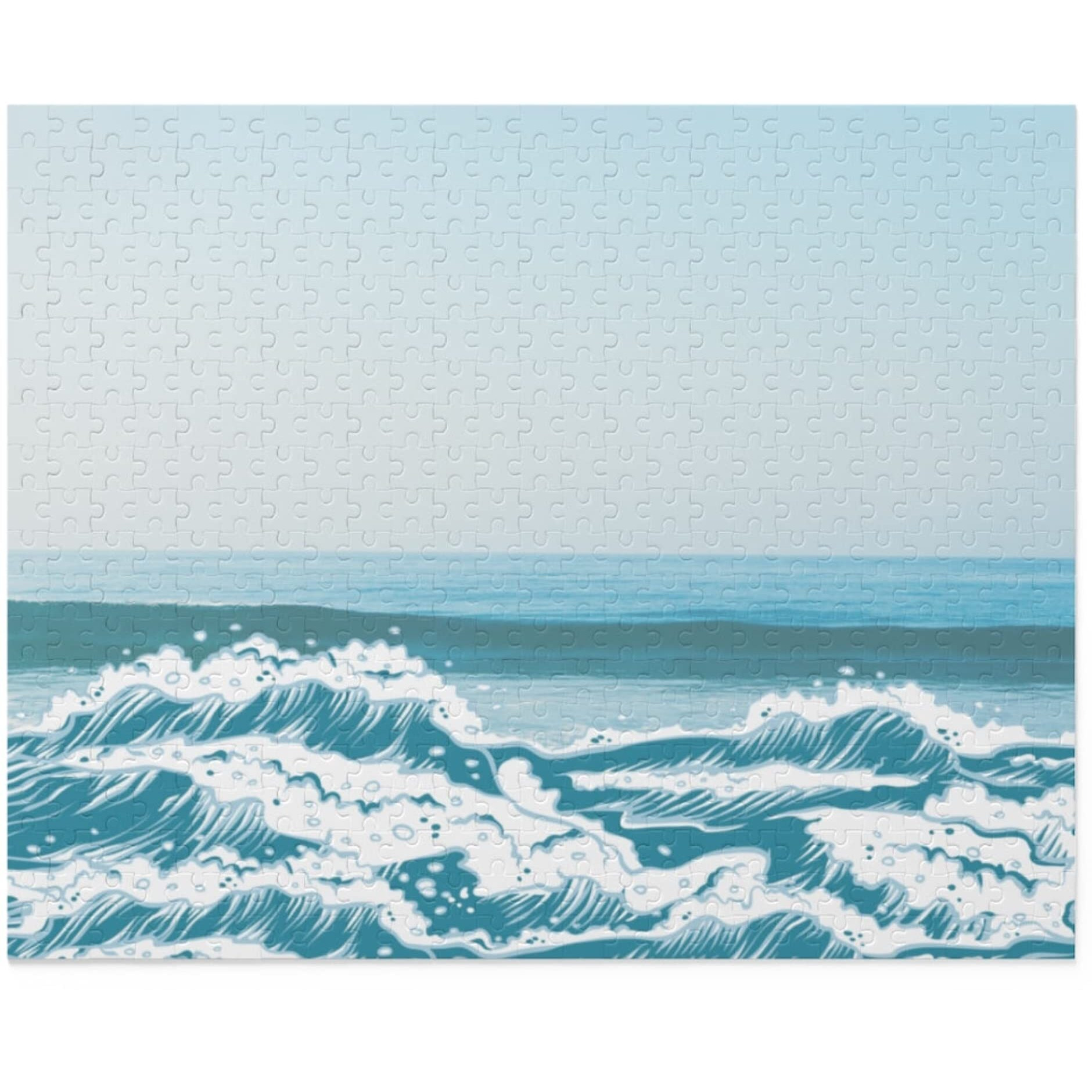 Onetify Beach Waves Jigsa Puzzle 500-Piece