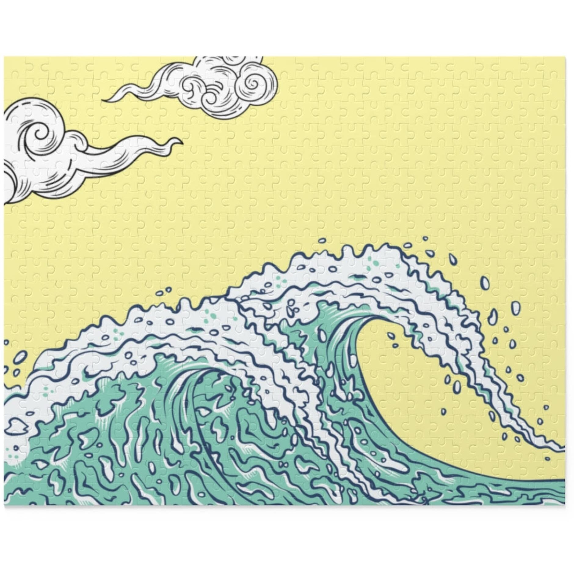 Onetify Waves Jigsa Puzzle 500-Piece