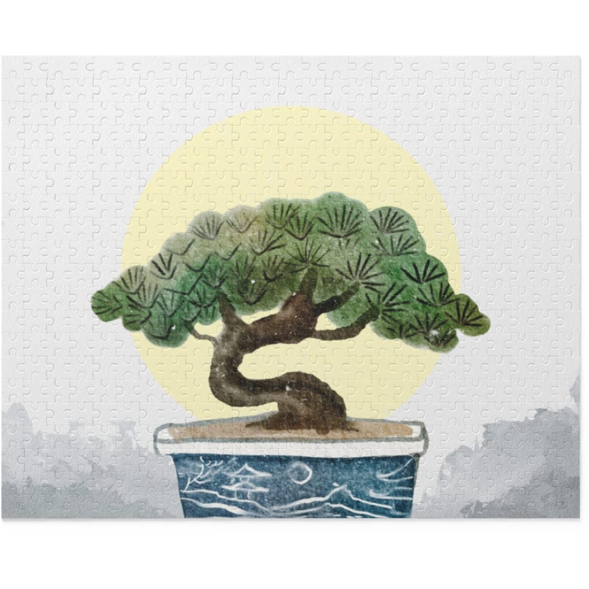 Onetify Bonsai Tree Jigsa Puzzle 500-Piece