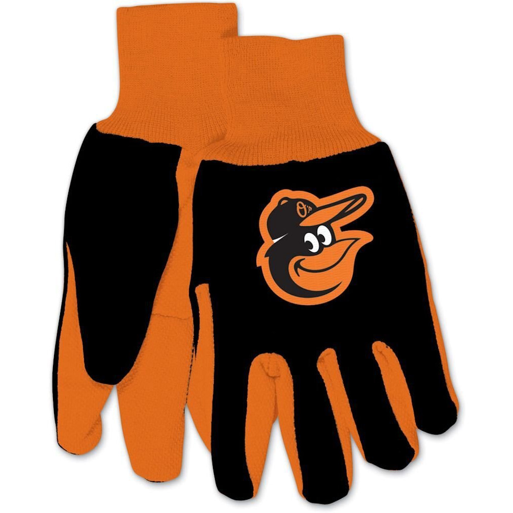 Wincraft MLB Baltimore Orioles GlovesTo Tone Style Youth Size Gloves, Team Colors, One Size