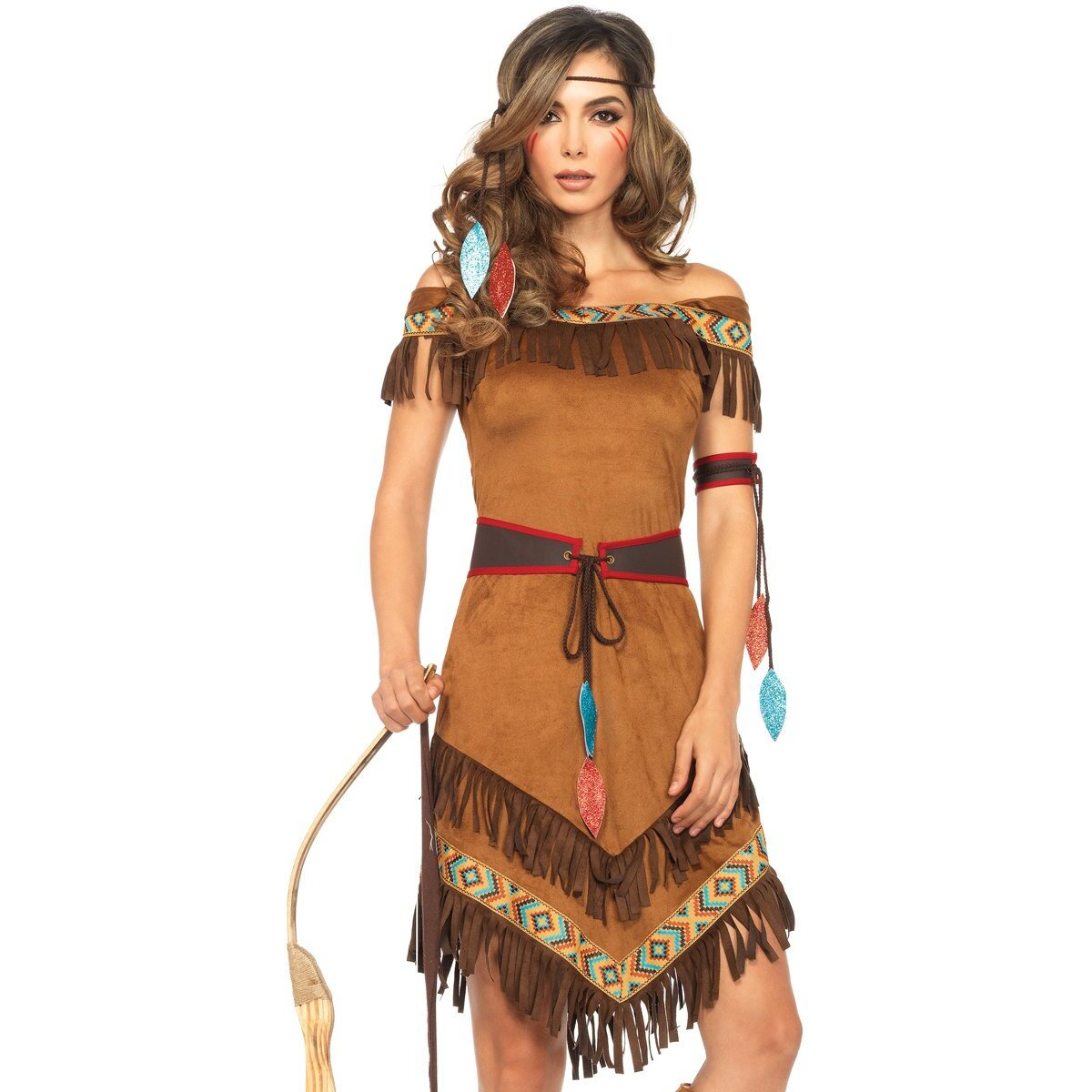 Leg Avenue Women's Native Princess, Brown, X-Large