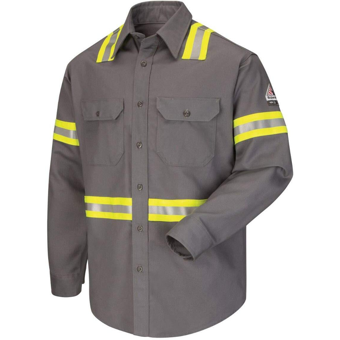 Bulwark Enhanced Visibility Uniform Shirt - Long Sizes XLT Navy