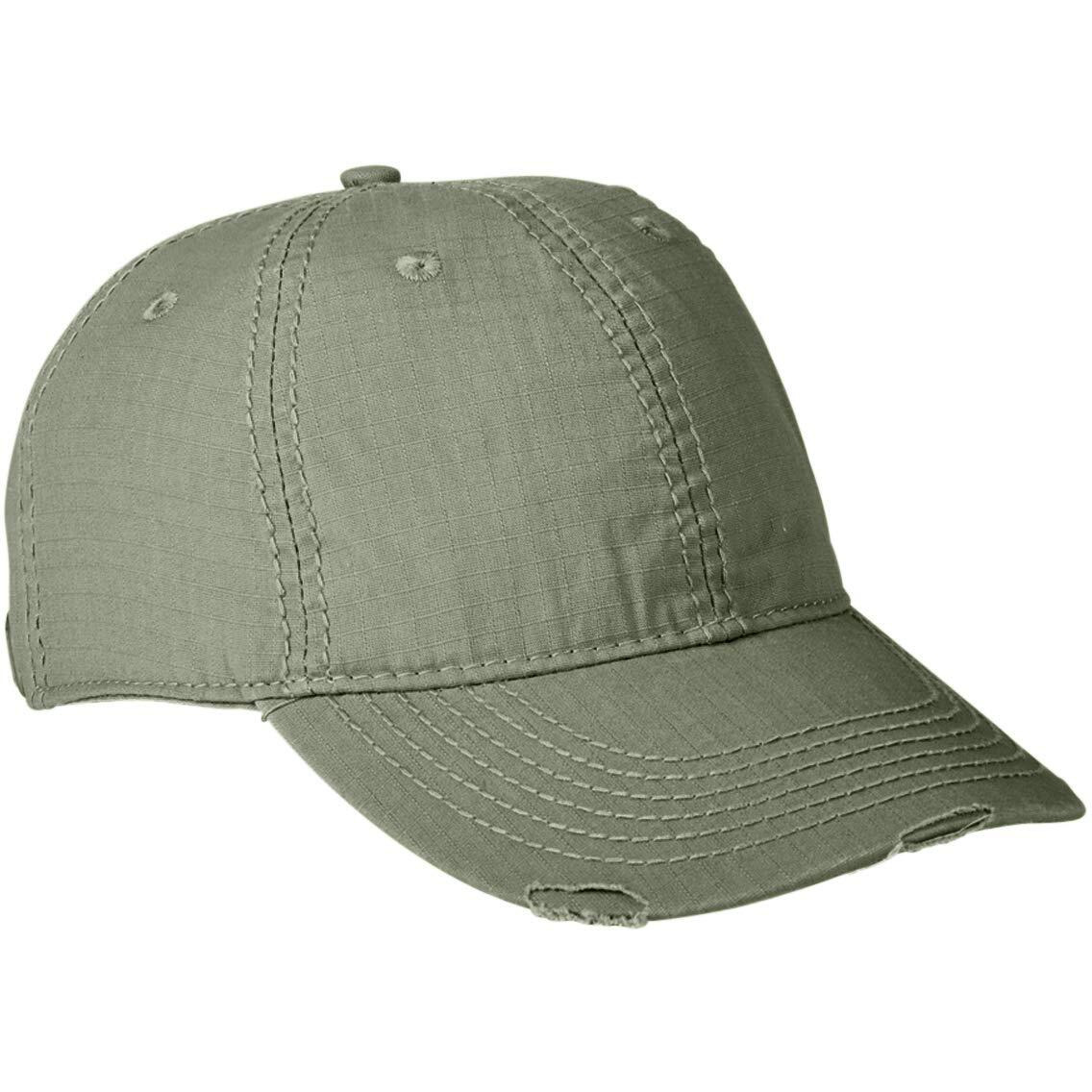 Adams Distressed Image Maker Cap OS OLIVE