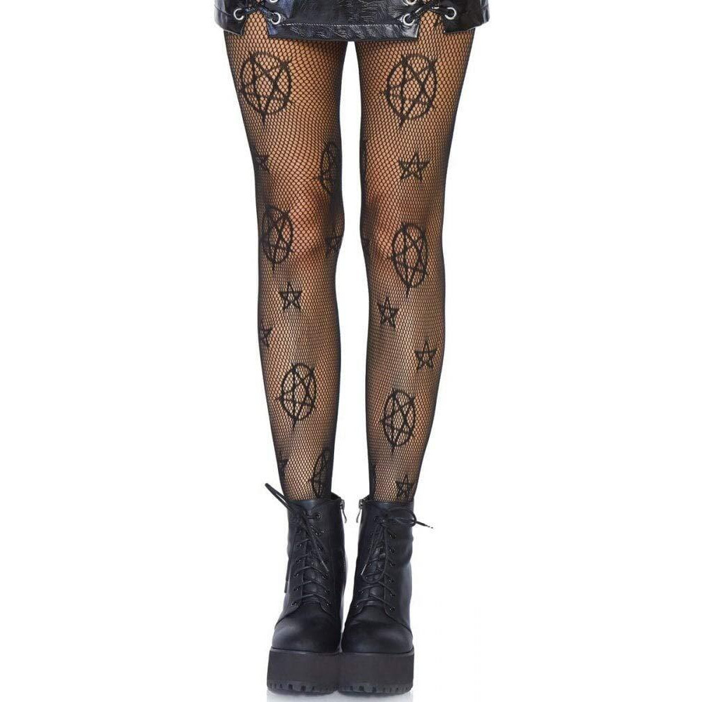 Leg Avenue 8144-00122 Occult Net Tights, O/S, Black