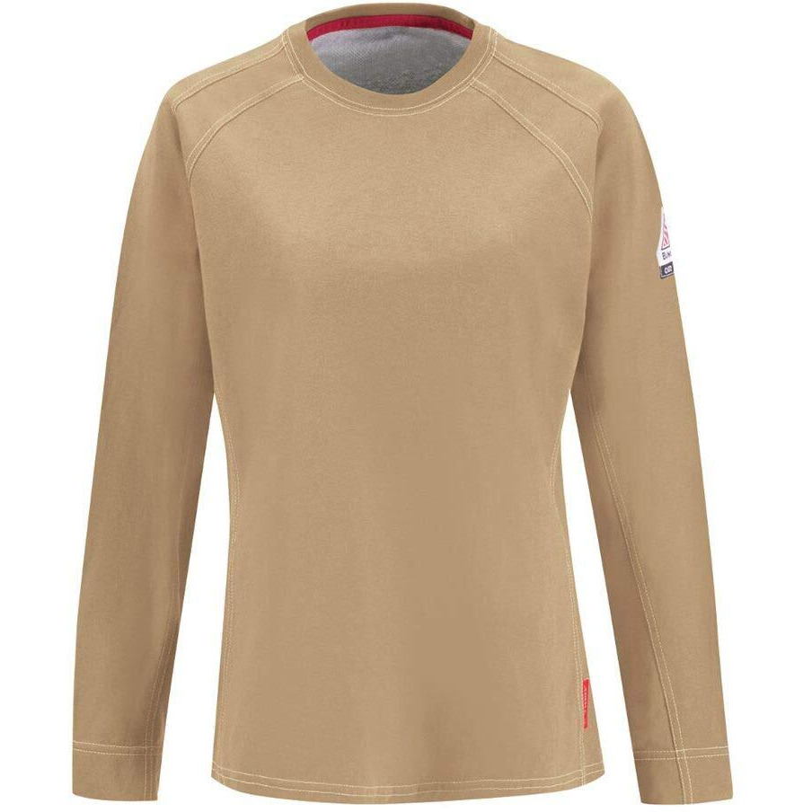 Bulwark iQ Series Comfort Knit FR T-Shirt Khaki LG