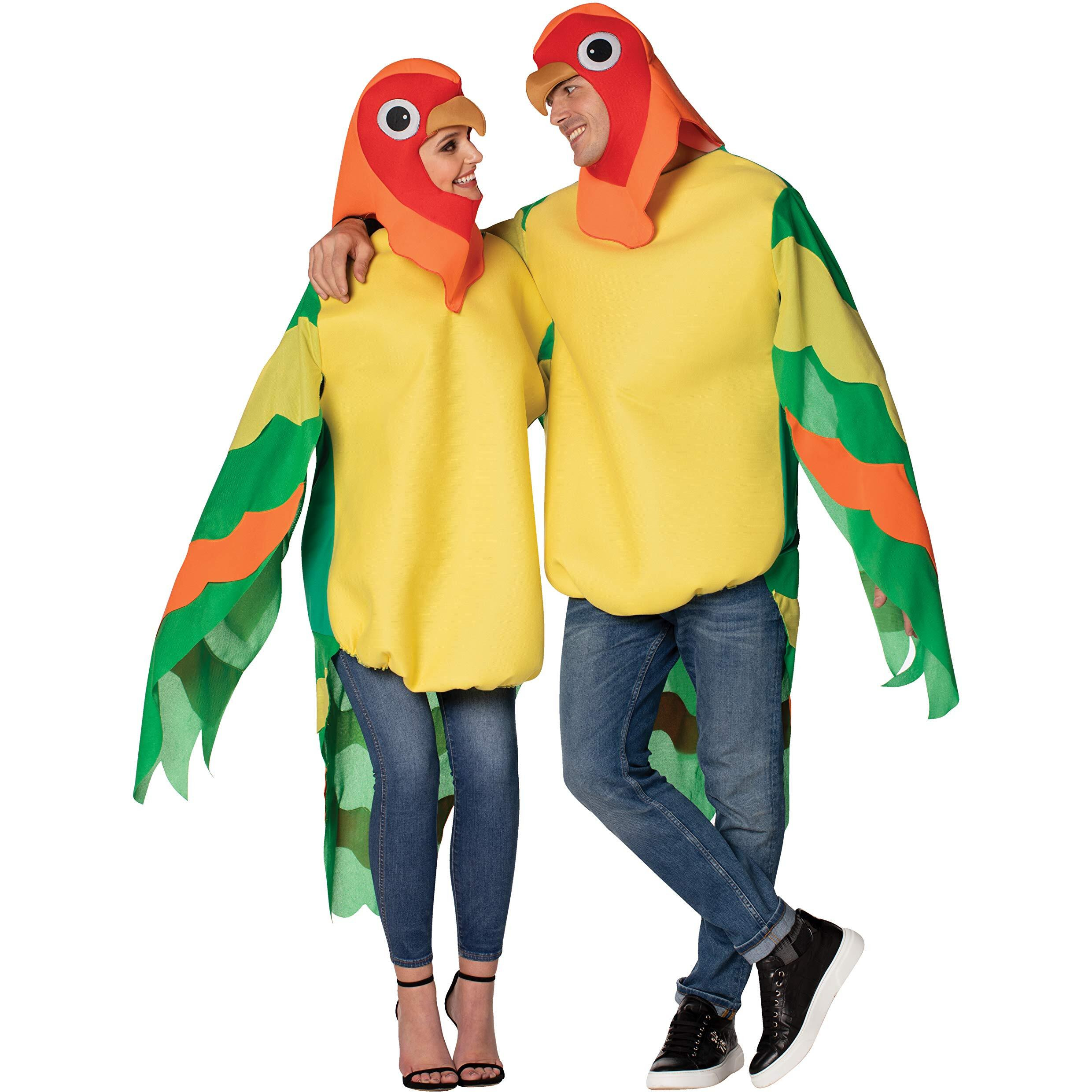 Rasta Imposta Love Birds Couples Costume Exotic Birds Womens Mens Dress Up Cosplay Costumes, Adult One Size