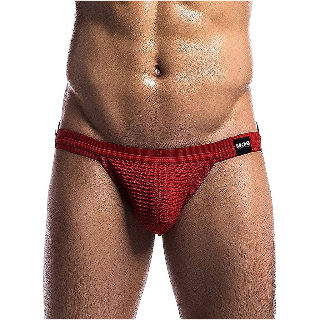 MOB Fetish Swim Jockstrap -Small-Red