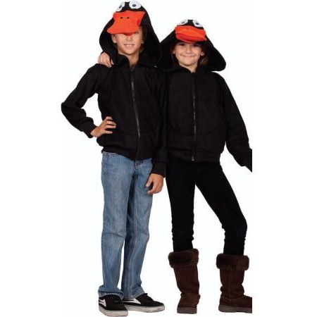 212 Main Laffy Duck Hoodie Costume - Black Large