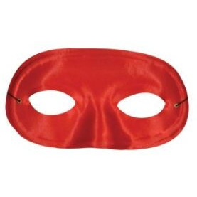 Half Domino Mask Red