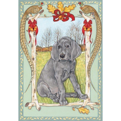 Pipsqueak Productions C882 Holiday Boxed Cards- Weimaraner