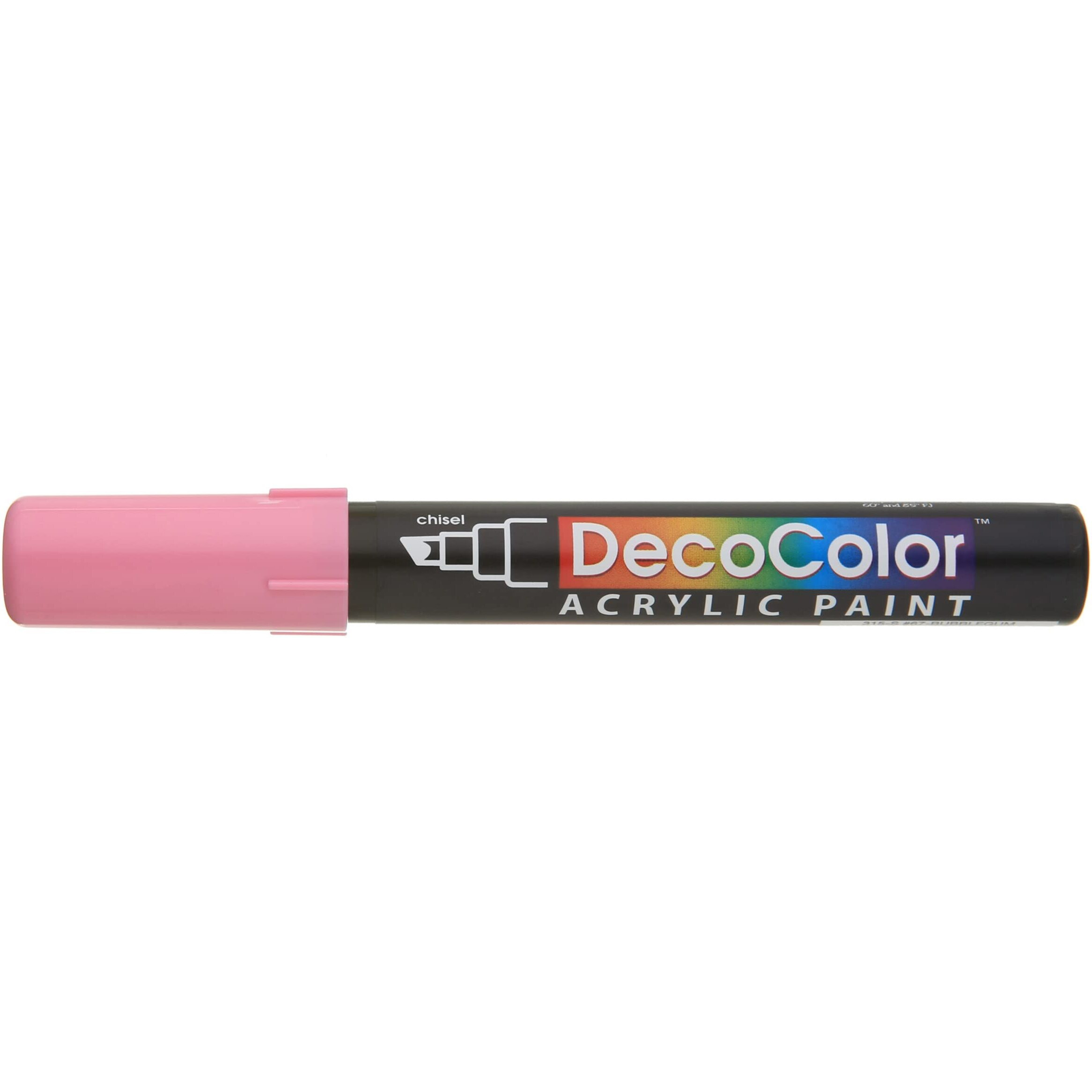 Marvy Uchida Decocolor Acrylic Paint Markers (Bubblegum) Case of 3