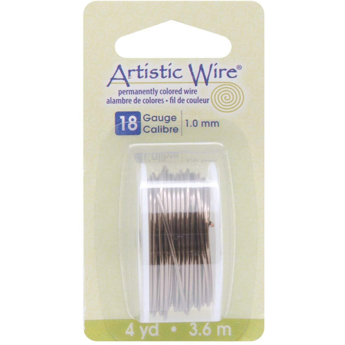 Artistic Wire-Gun Metal - 18 Gauge, 4yd