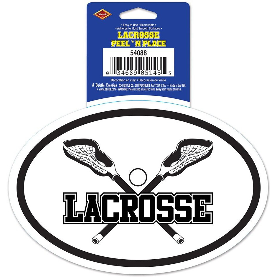 Beistle 54088 Lacrosse Peel N Place44 Pack Of 12