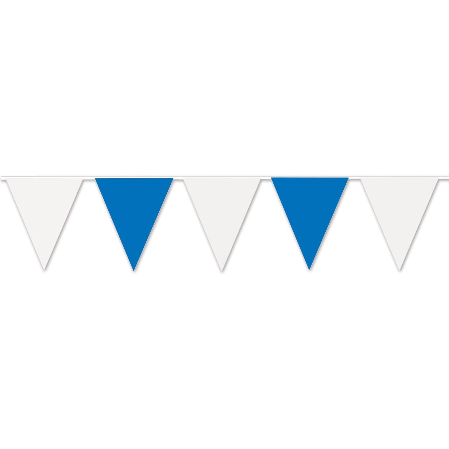 Beistle Blue & White Pennant Banner