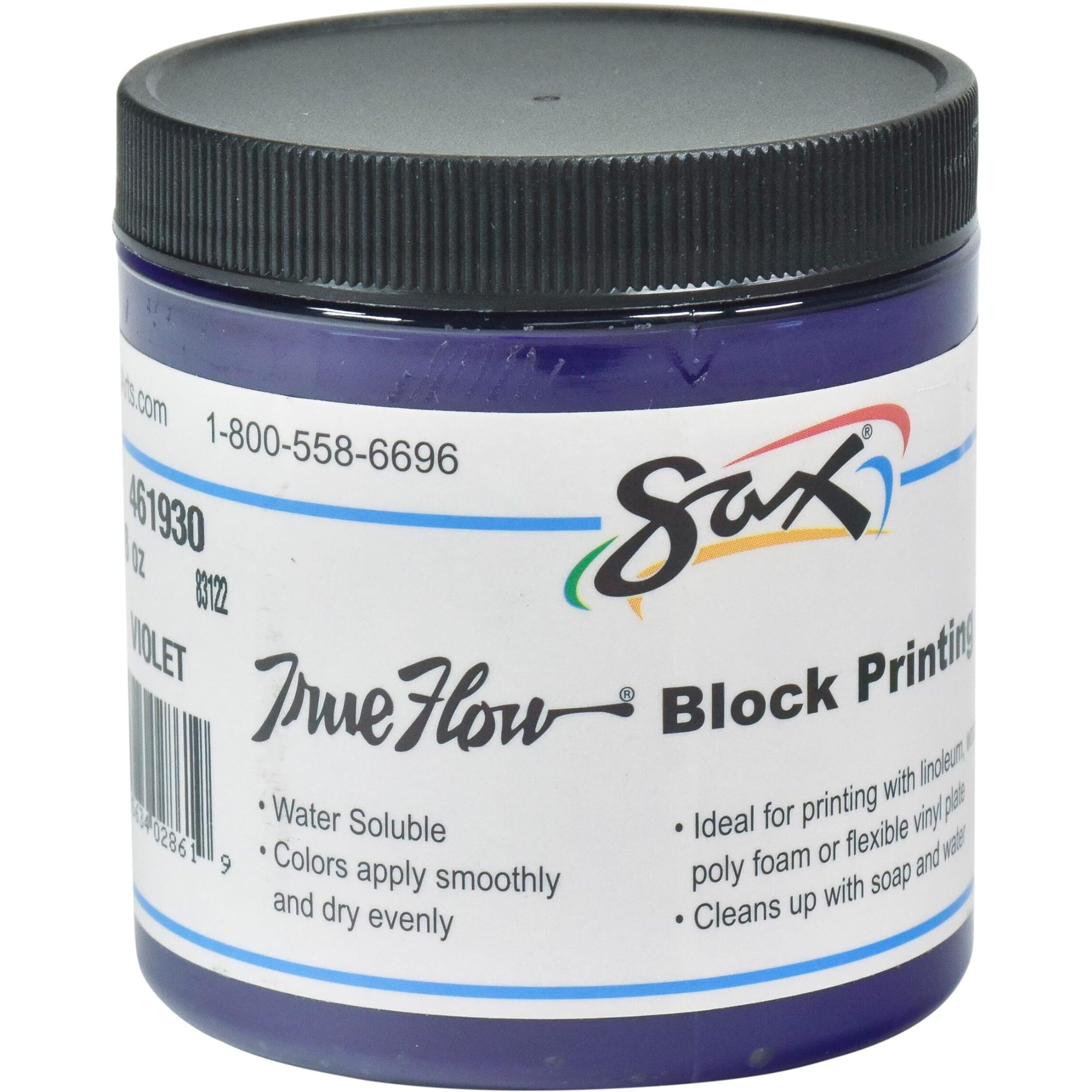 Ink SAX Block Printing 8 OZ Violet