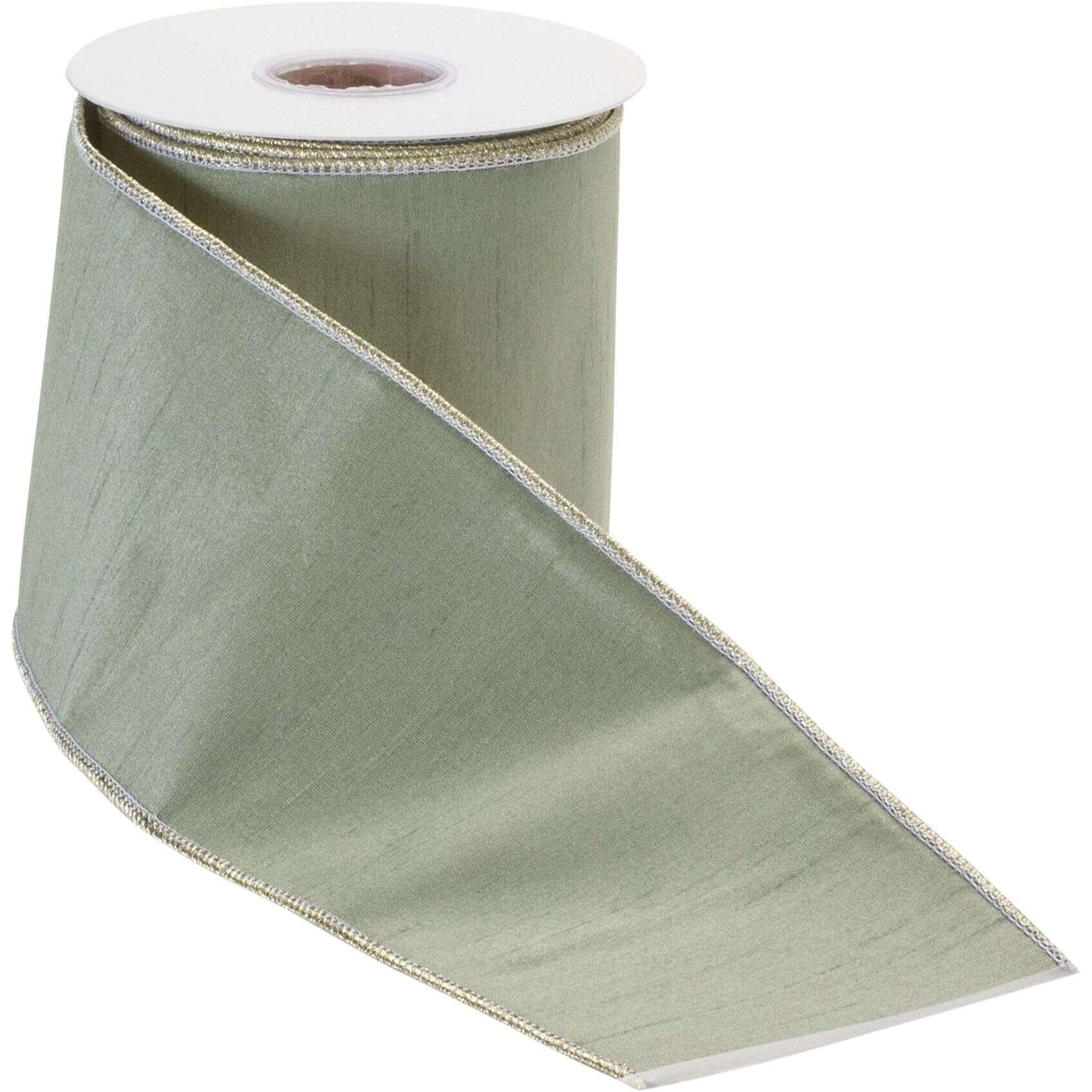 Melrose International Wired Polyester Ribbon 4  x 10 yds.