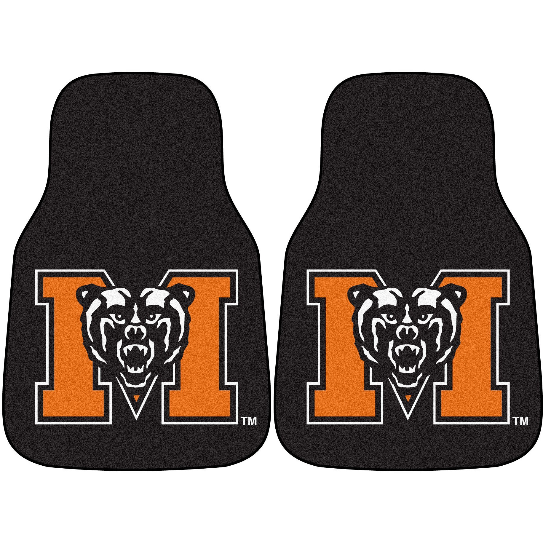 Mercer University 2 Piece Front Car Mats