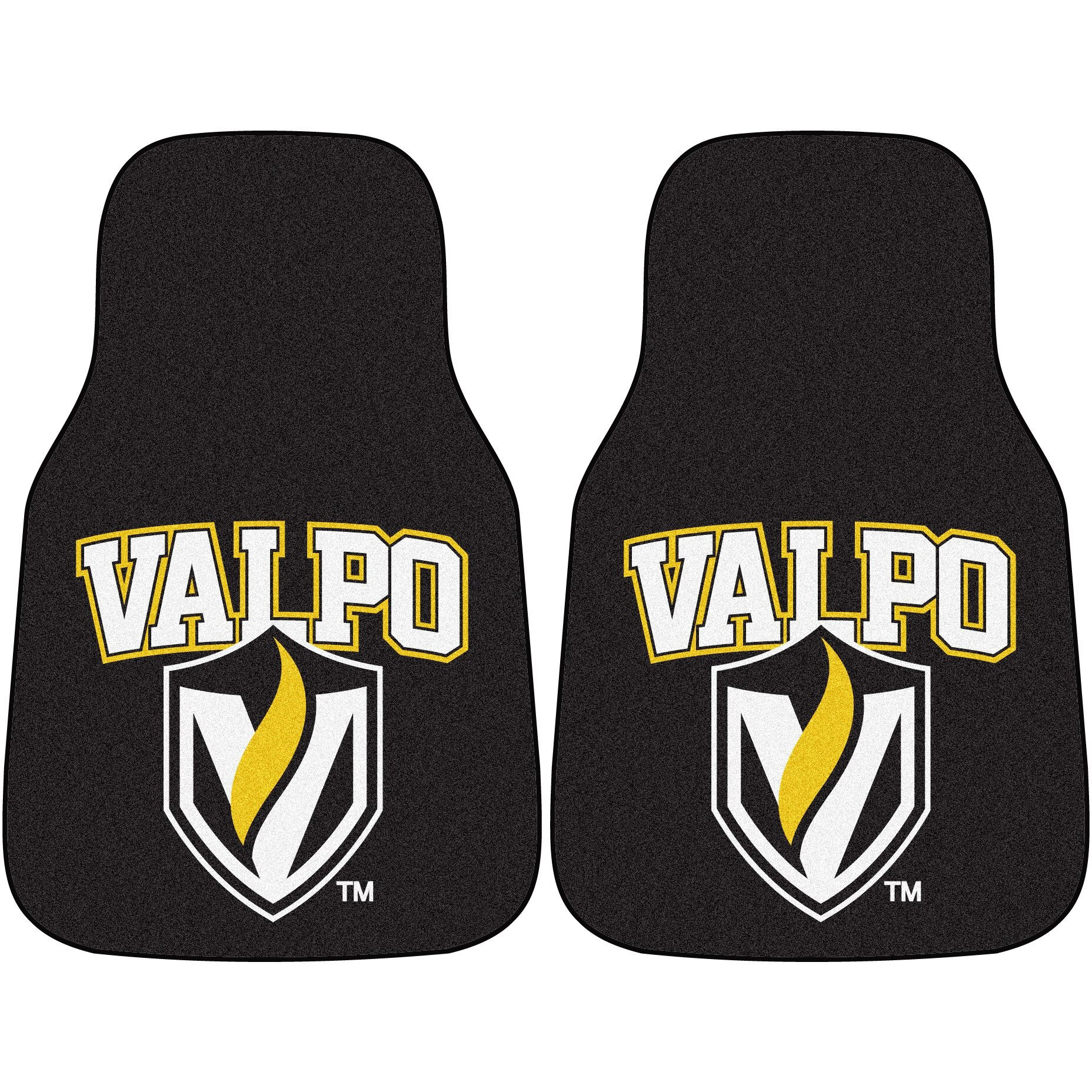 NCAA 2 Piece Novelty Car Mats NCAA Team Valparaiso University