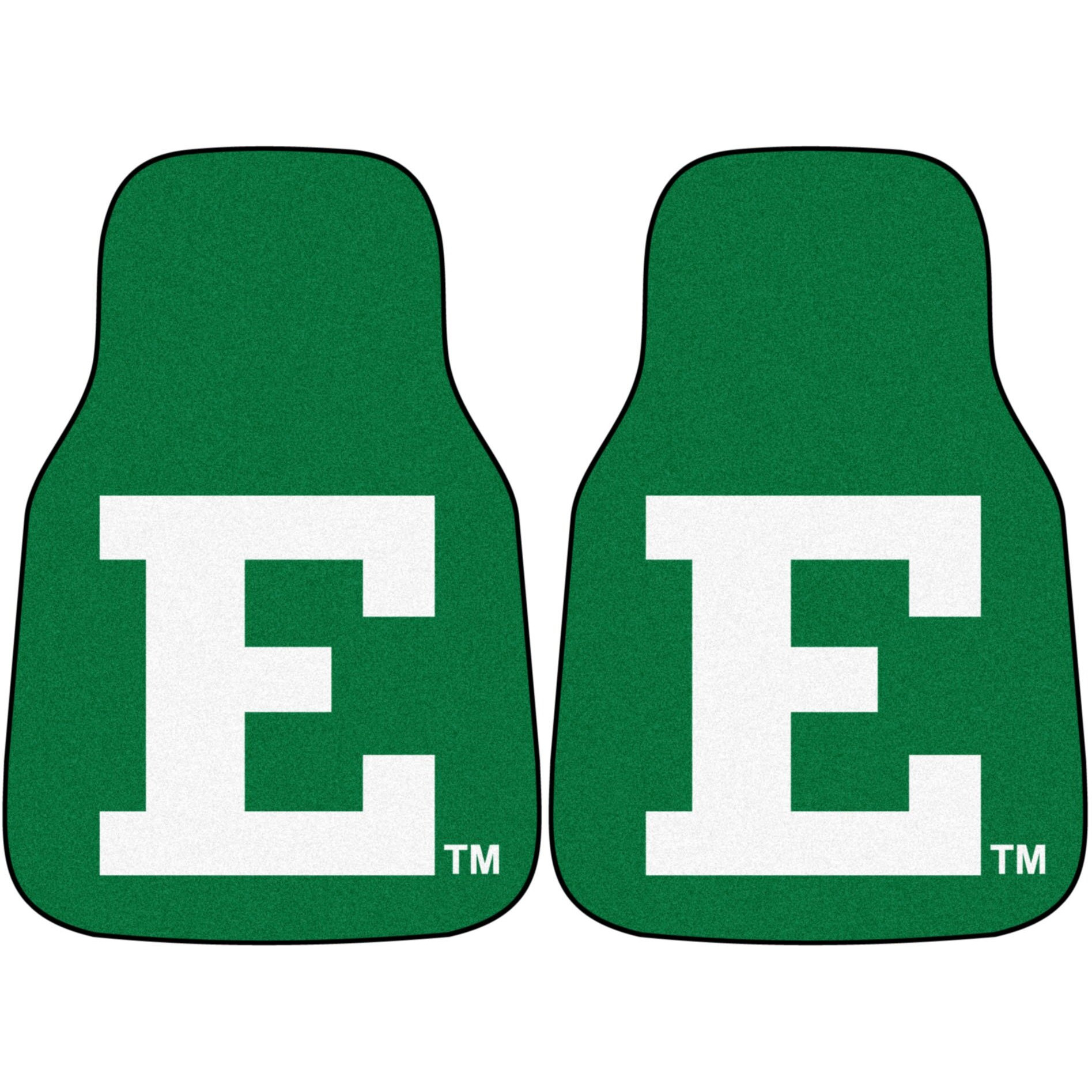 Fanmats Eastern Michigan University 2-pc Carpet Car Mat Set/17 x27