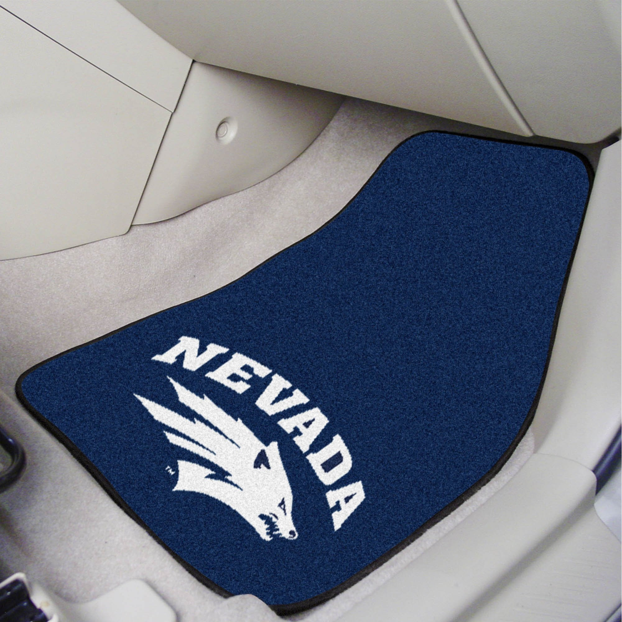 FANMATS University of Nevada 2-pc Carpet Car Mat Set