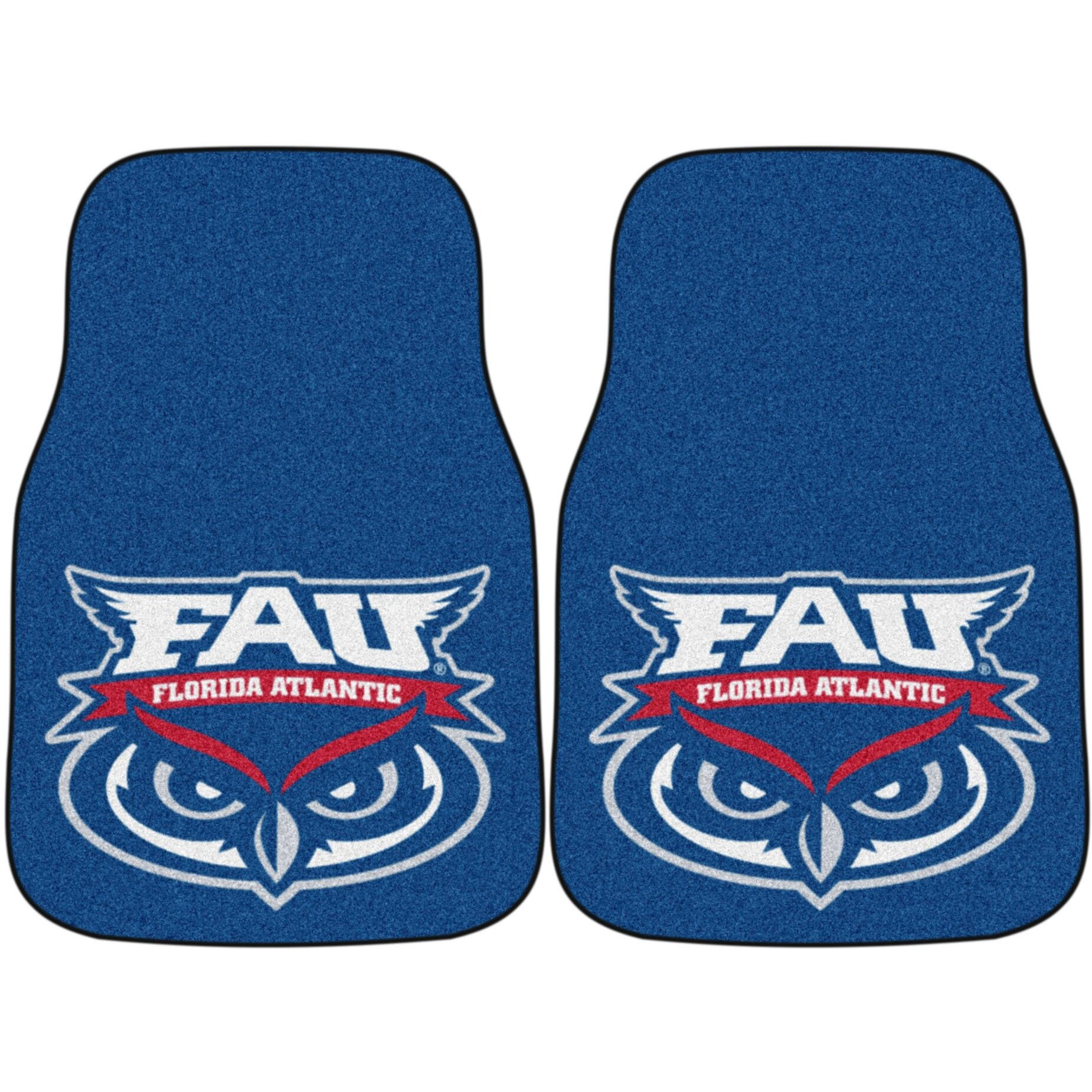 Florida Atlantic University 2 Piece Front Car Mats