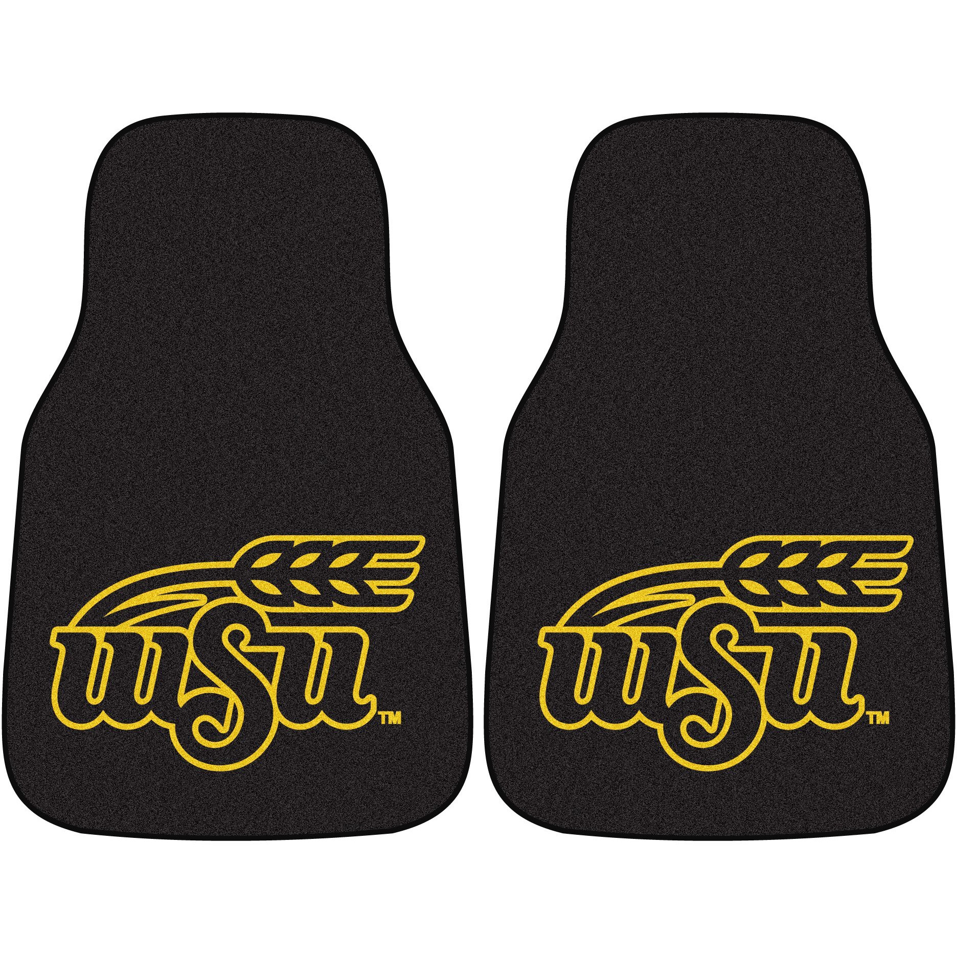 Wichita State University Carpet Car Mat Set - 2 Pieces