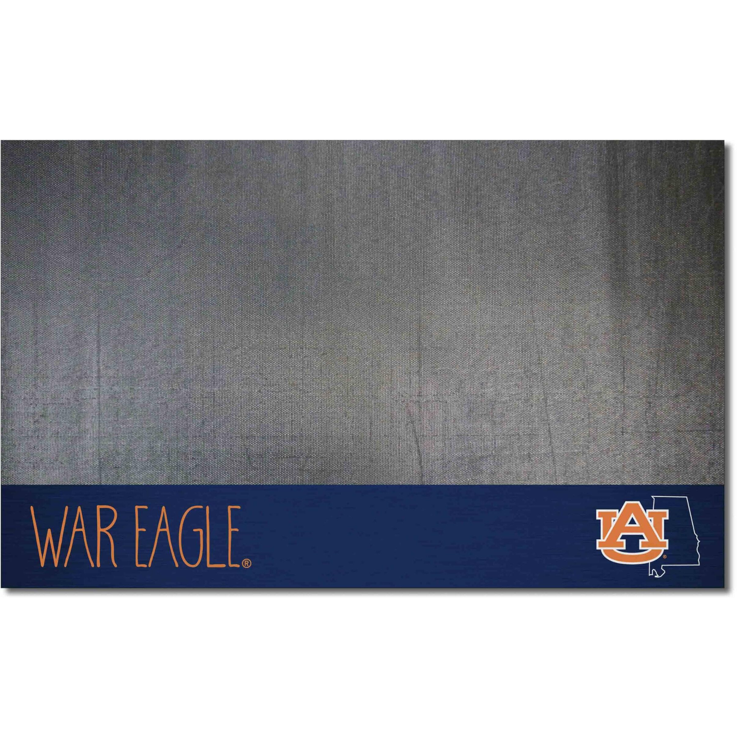 FANMATS 21085 Auburn Tigers Southern Style Vinyl Grill Mat - 26in. x 42in. - Deck Patio Protective Mat | Oil, flame, and UV resistant