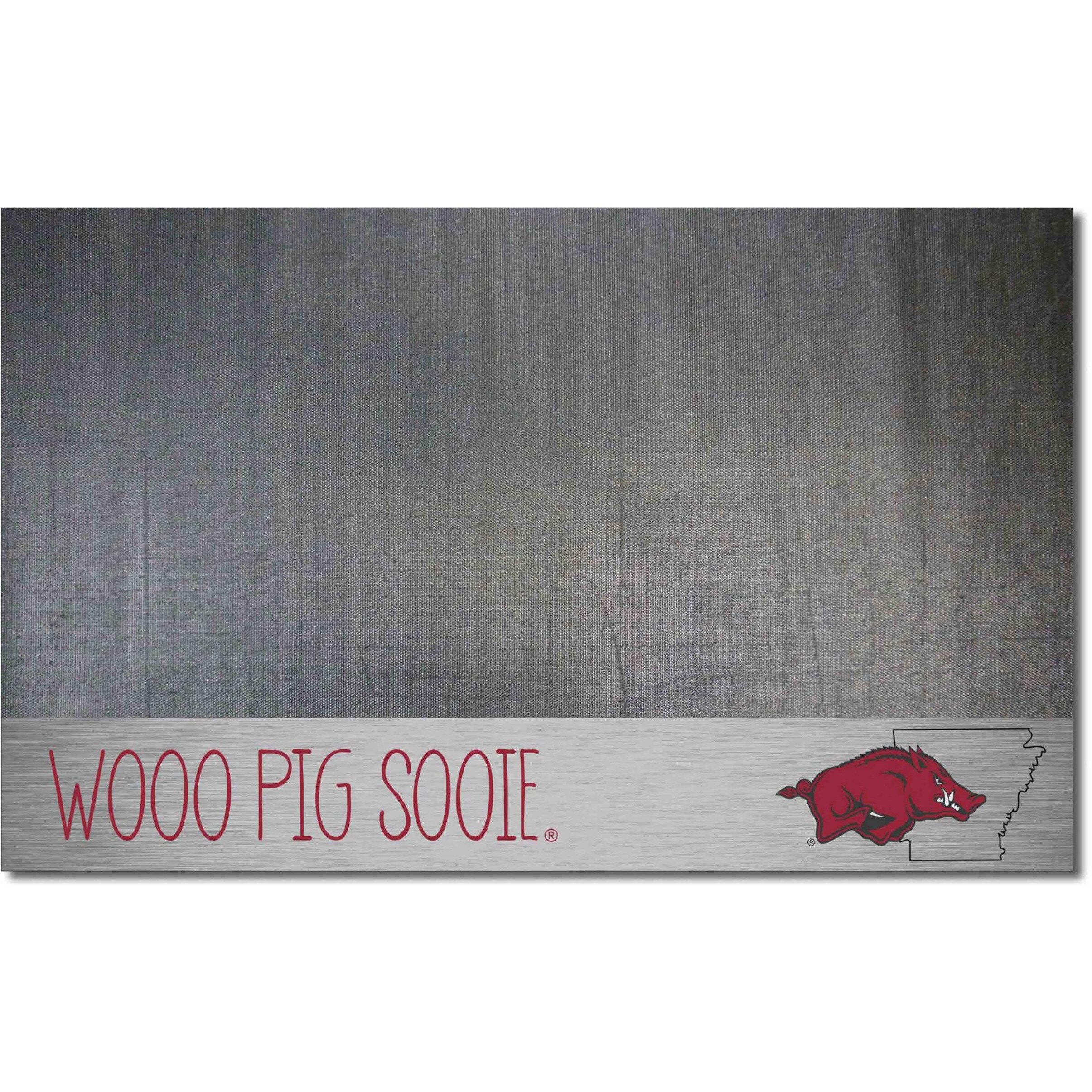 FANMATS 21078 Arkansas Razorbacks Southern Style Vinyl Grill Mat - 26in. x 42in. - Deck Patio Protective Mat | Oil, flame, and UV resistant