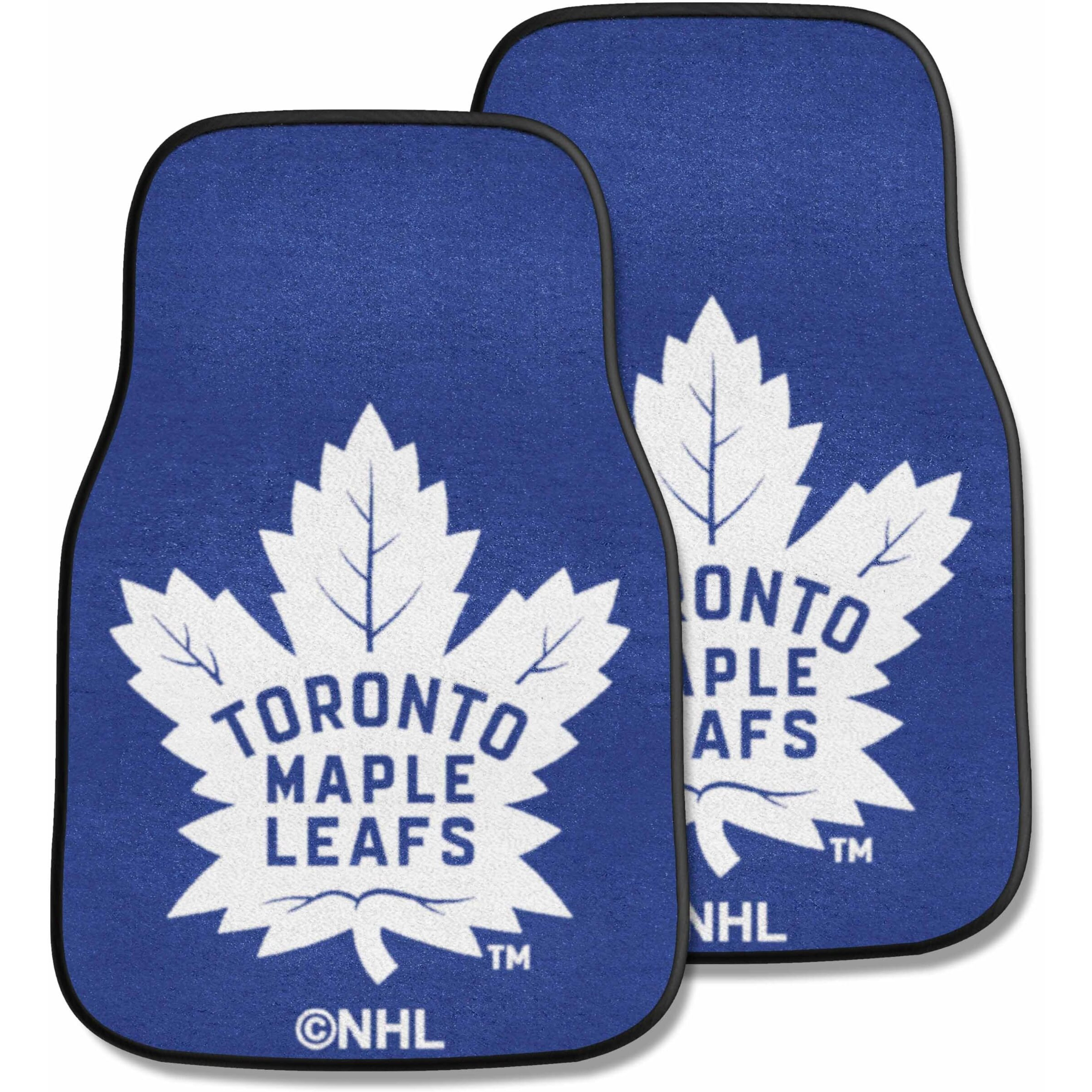 FANMATS NHL - Toronto Maple Leafs Carpet Car Mat Set - 2 Pieces