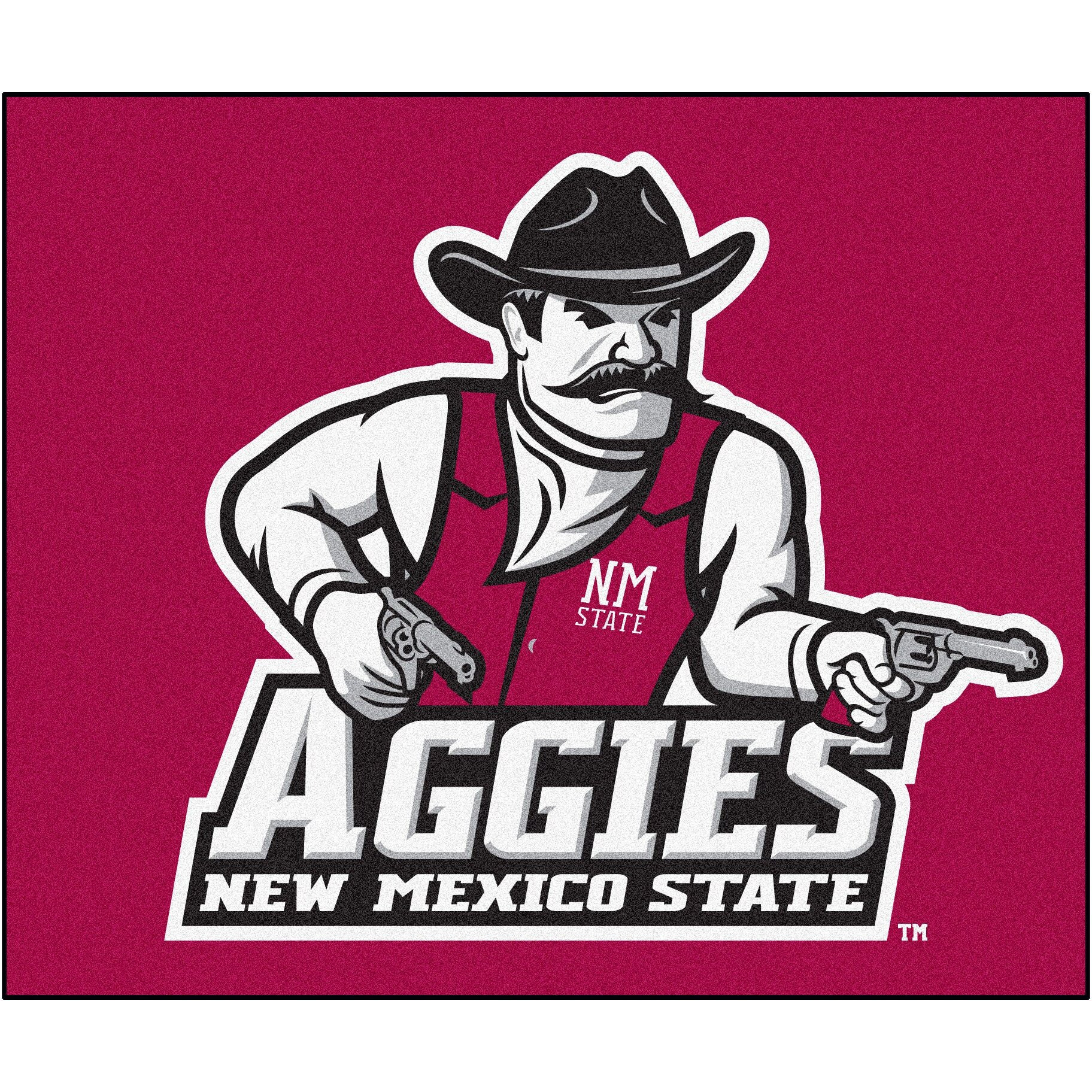 New Mexico State Tailgater Rug 5'x6'