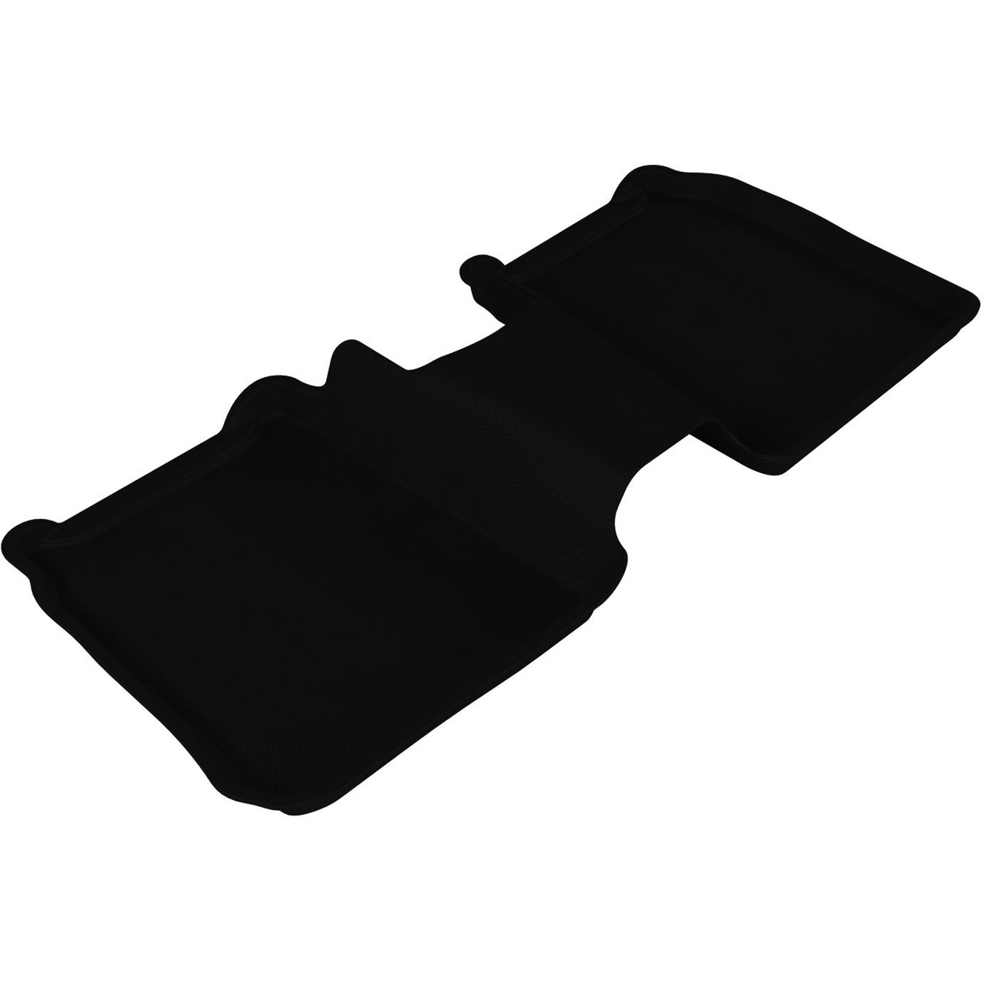 3D MAXpider 2009-2019 Ford Flex Kagu 2nd Ro Floormats - Black (L1FR02121509)