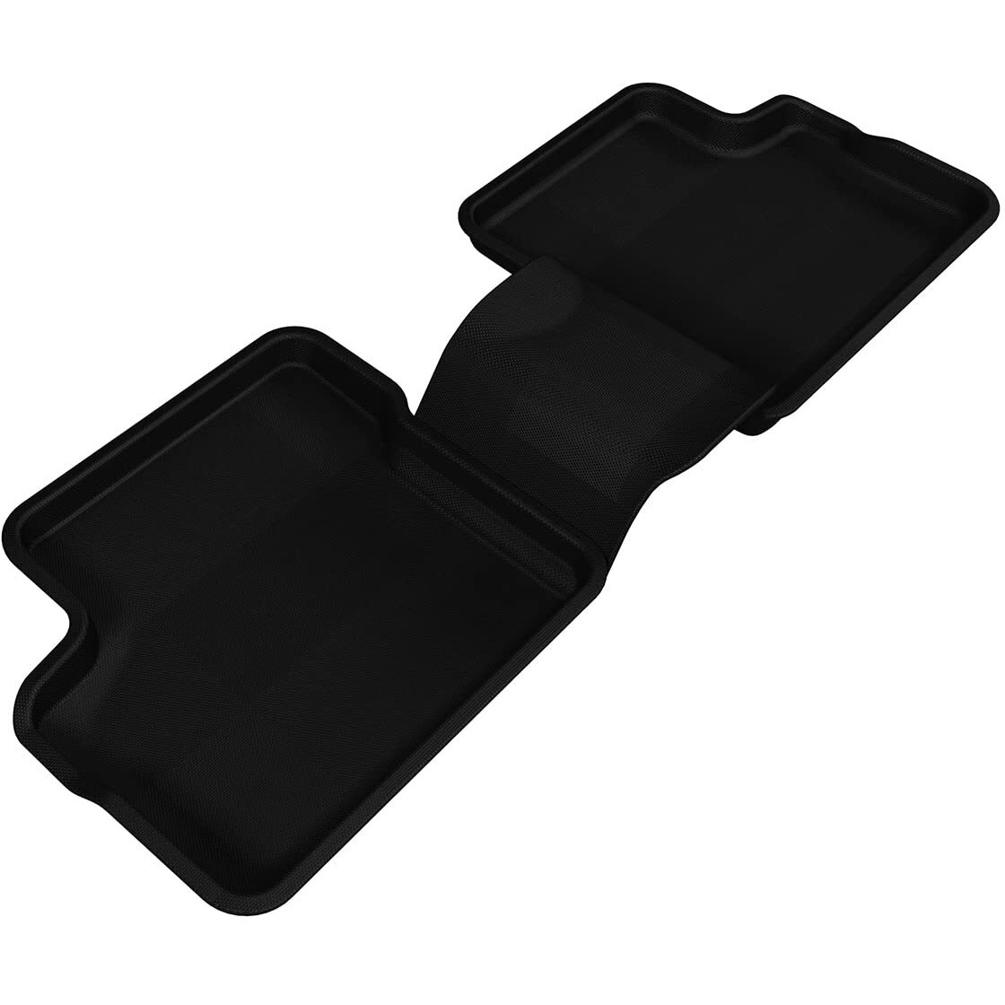 3D MAXpider Custom Fit Kagu Floor Mat (Black) for 2003-2008 Toyota Matrix - 2ND Row