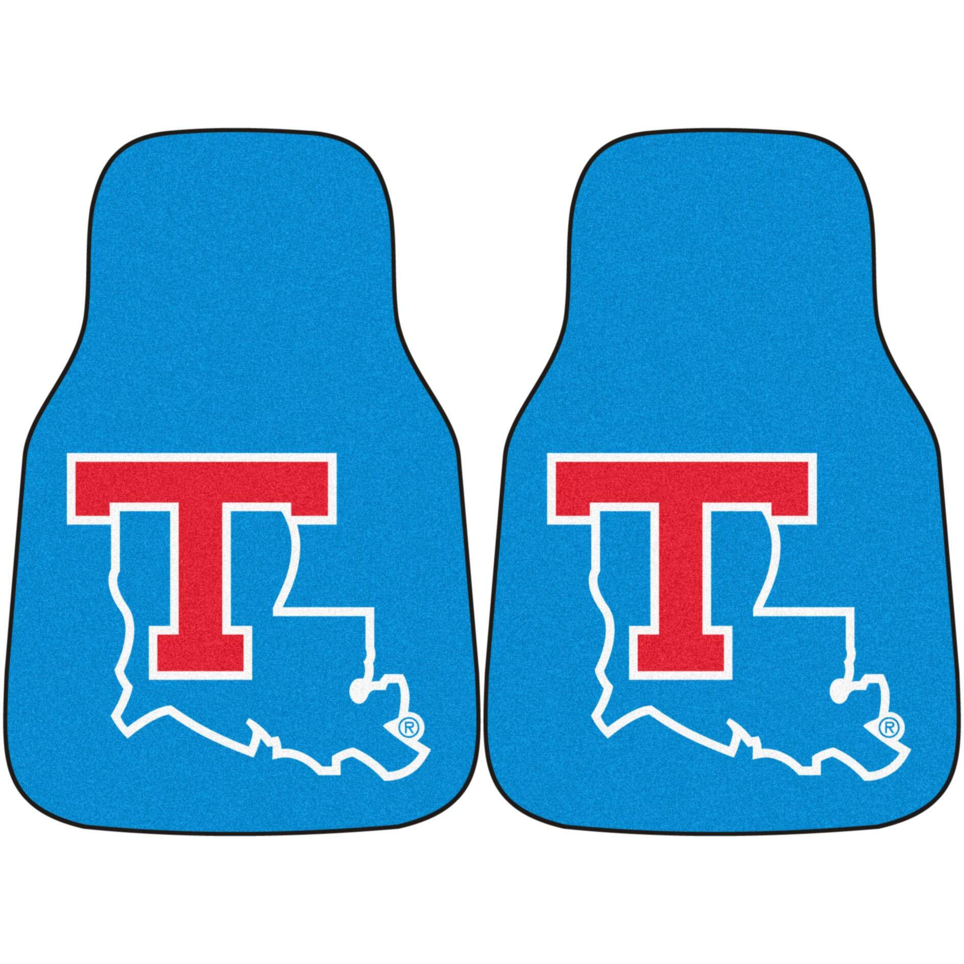 Fanmats Louisiana Tech University 2-pc Carpet Car Mat Set/17 x27