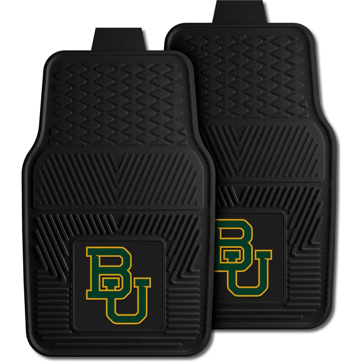 Baylor Heavy Duty 2-Piece Vinyl Car Mats 17 x27