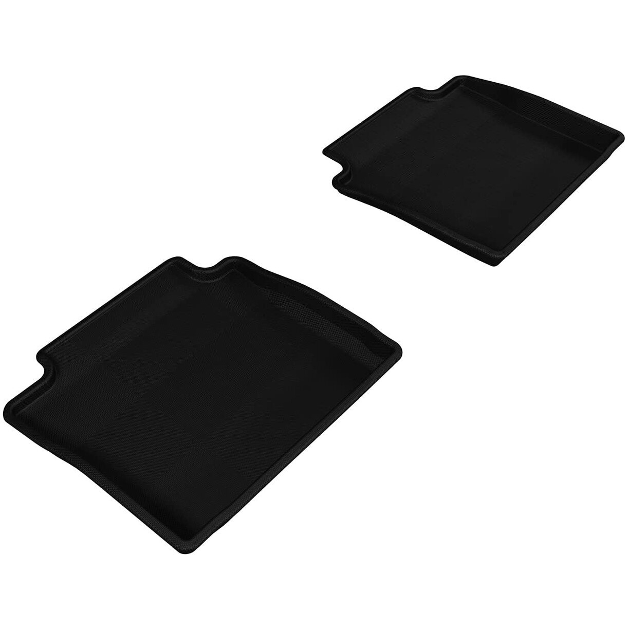 3D MAXpider 2014-2020 Chevrolet Impala Kagu 2nd Row Floormats - Black (L1CH04221509)