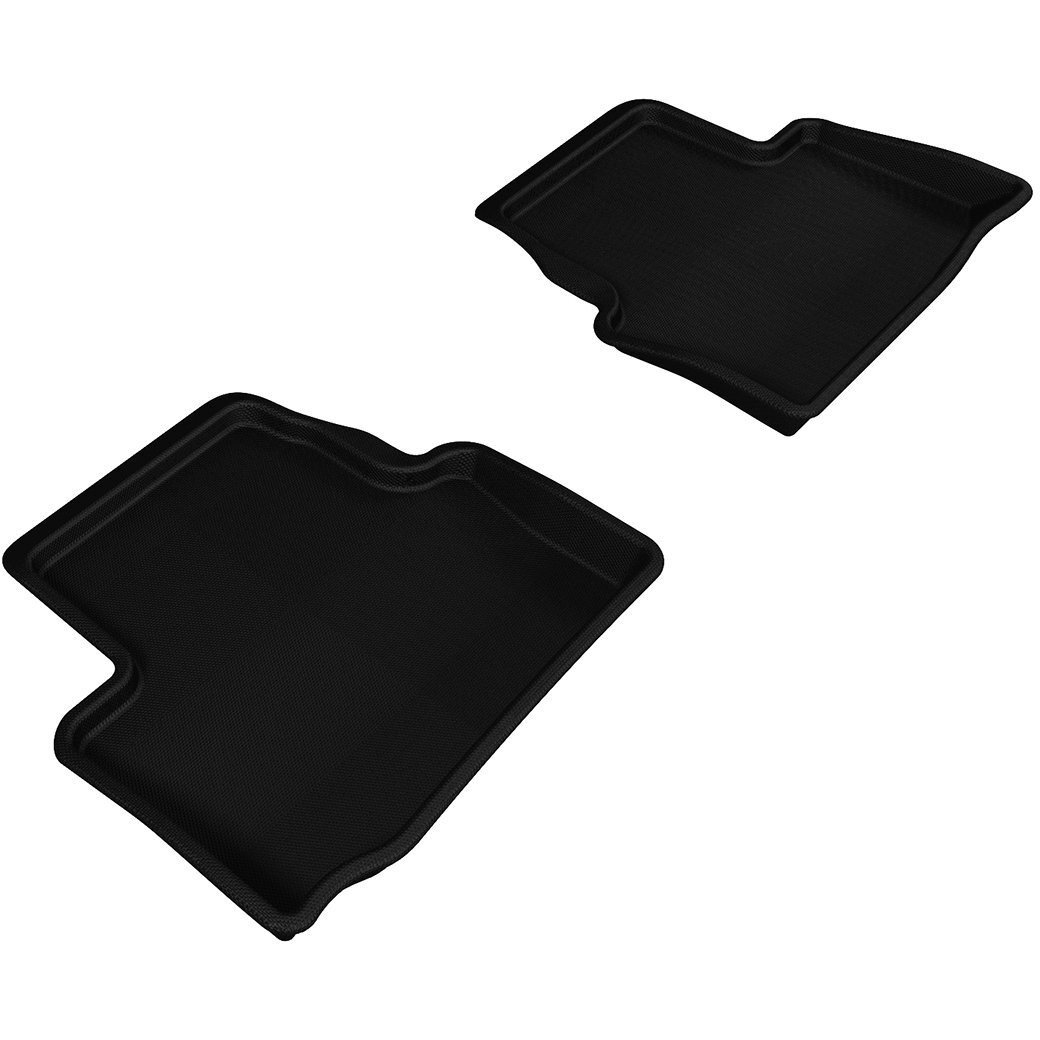 3D MAXpider 2013-2019 Cadillac ATS/ATS-V Kagu 2nd Row Floormats - Black (L1CD00621509)